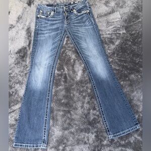 Miss Me Flare Jeans in Classic Blue